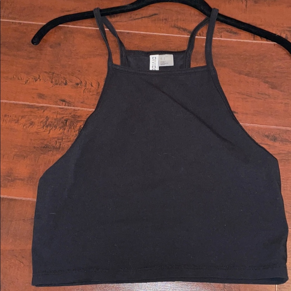 basic black tank top